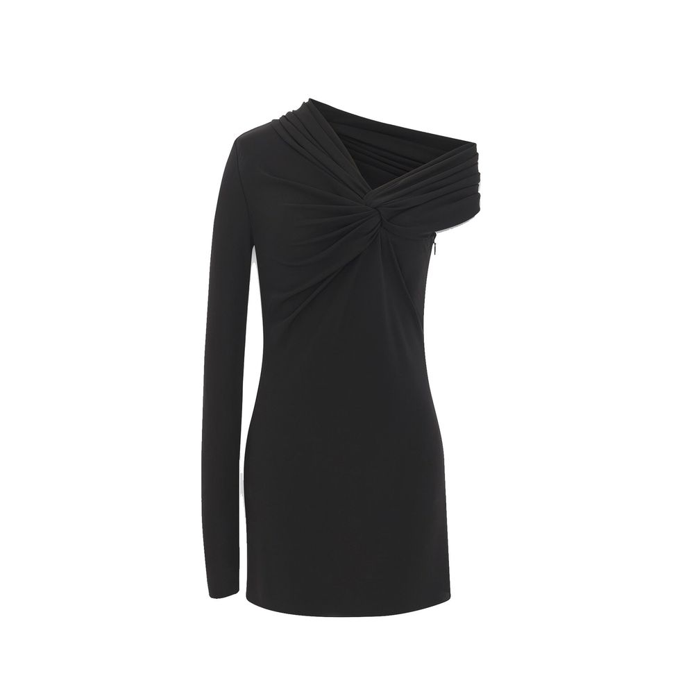 Black Viscose Casual Dress Saint Laurent