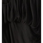 Black Viscose Cocktail Dress Saint Laurent
