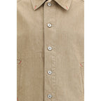 Beige Cotton Denim Jacket Jacquemus
