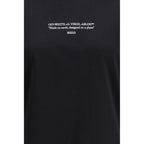 Black Cotton T-Shirt Off-White