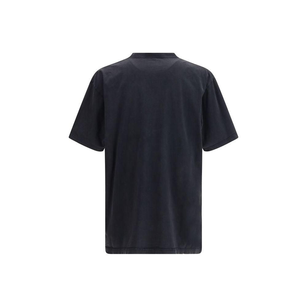 Black Cotton T-Shirt Balenciaga