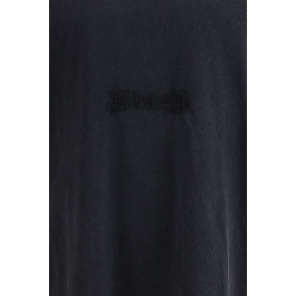 Black Cotton T-Shirt Balenciaga