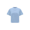 Blue Cotton T-Shirt Balenciaga