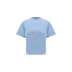 Blue Cotton T-Shirt Balenciaga