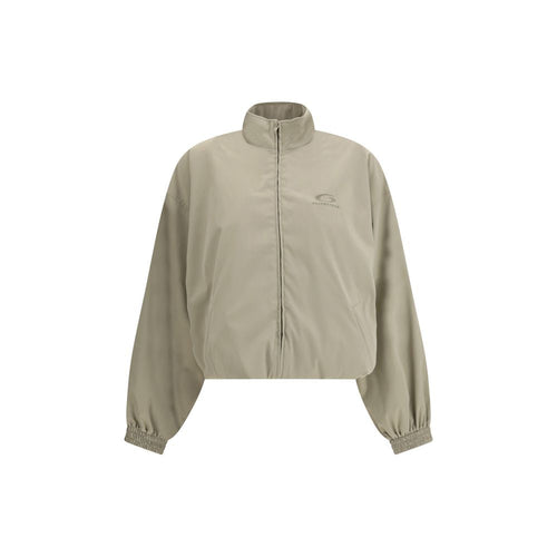 Beige Polyester Shell Jacket Balenciaga