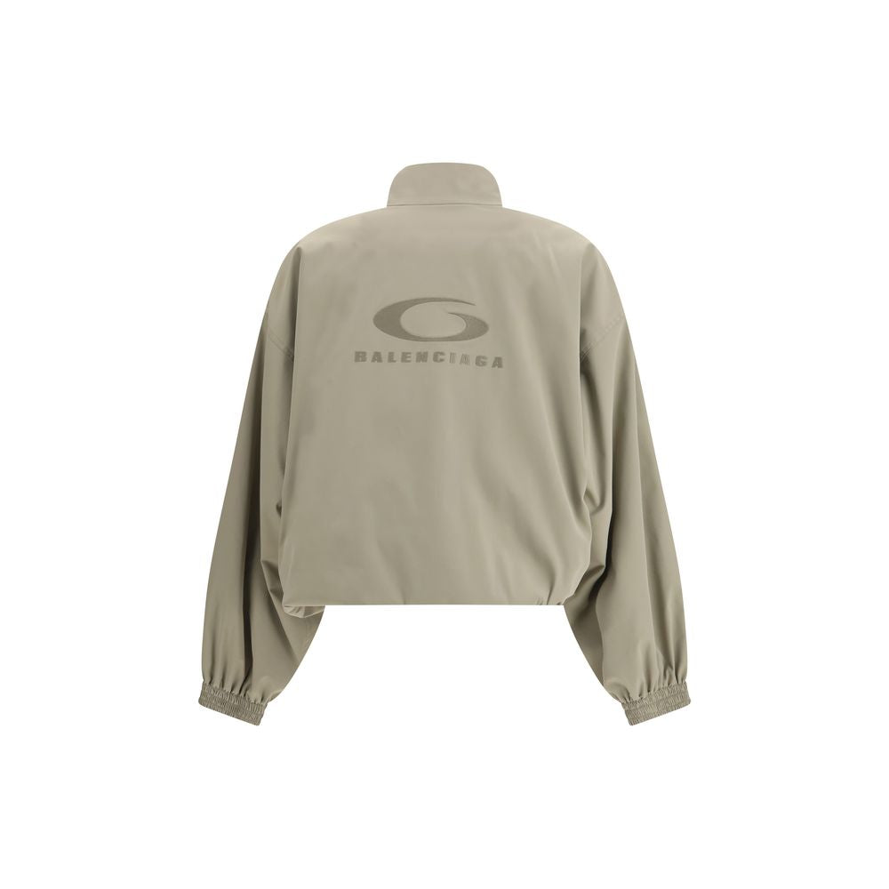 Beige Polyester Shell Jacket Balenciaga