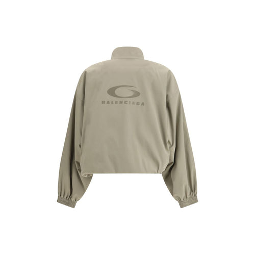 Beige Polyester Shell Jacket Balenciaga