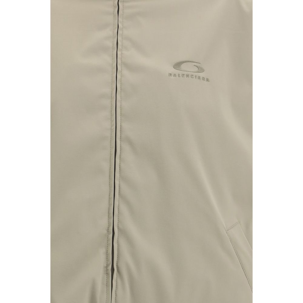 Beige Polyester Shell Jacket Balenciaga