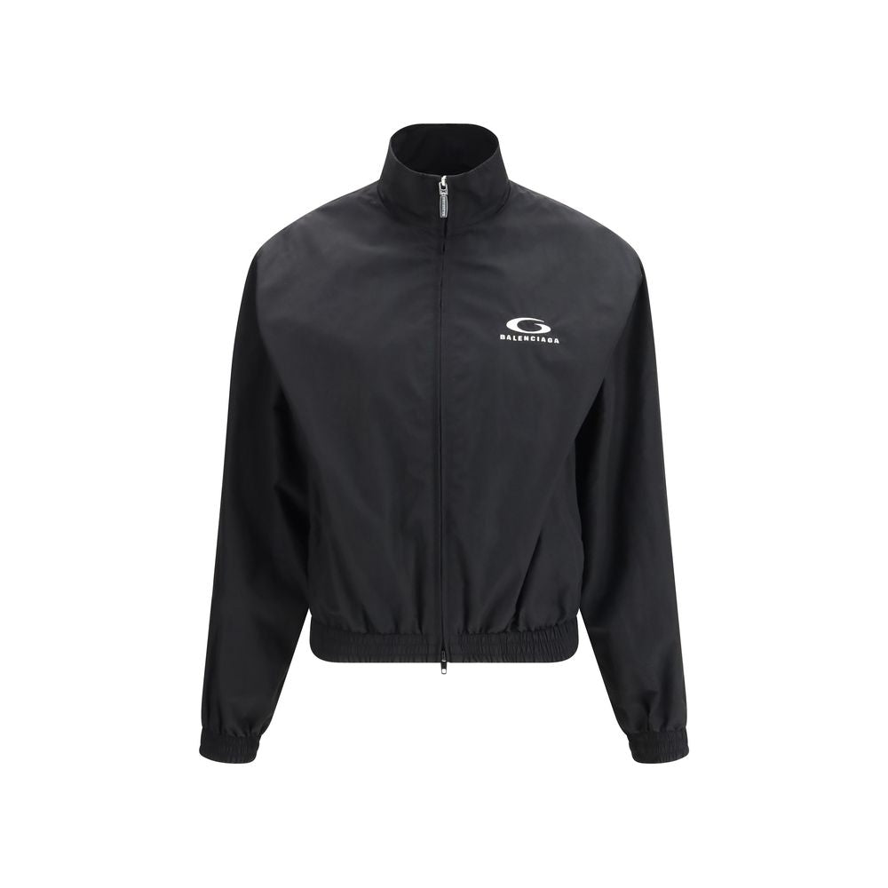 Black Cotton Shell Jacket Balenciaga