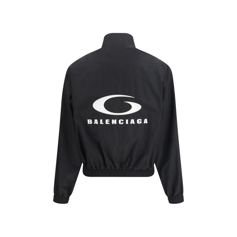 Black Cotton Shell Jacket Balenciaga