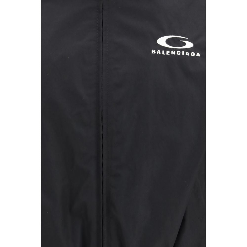 Black Cotton Shell Jacket Balenciaga