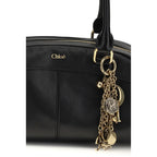 Black Calf Leather Bos Taurus Handbag Chloé