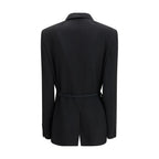 Black Wool Coat Balenciaga