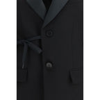 Black Wool Coat Balenciaga
