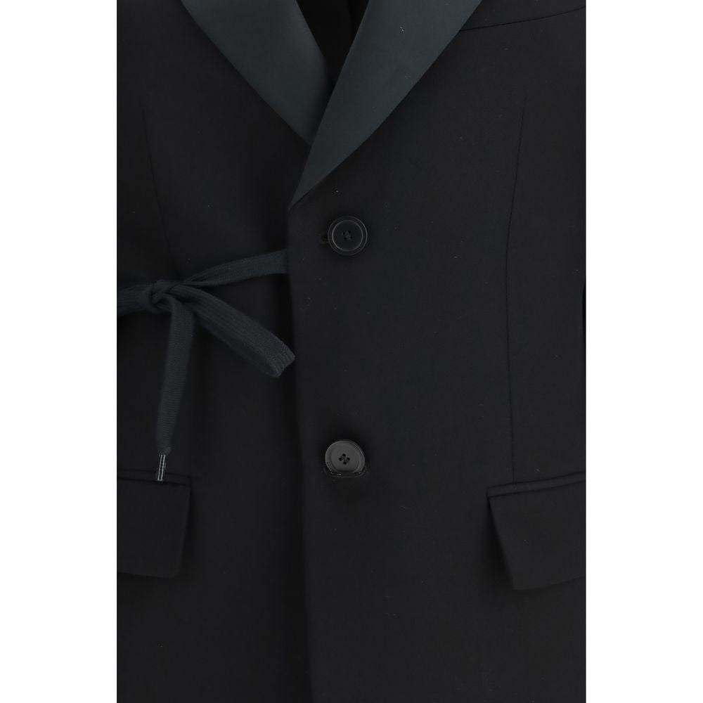 Black Wool Coat Balenciaga