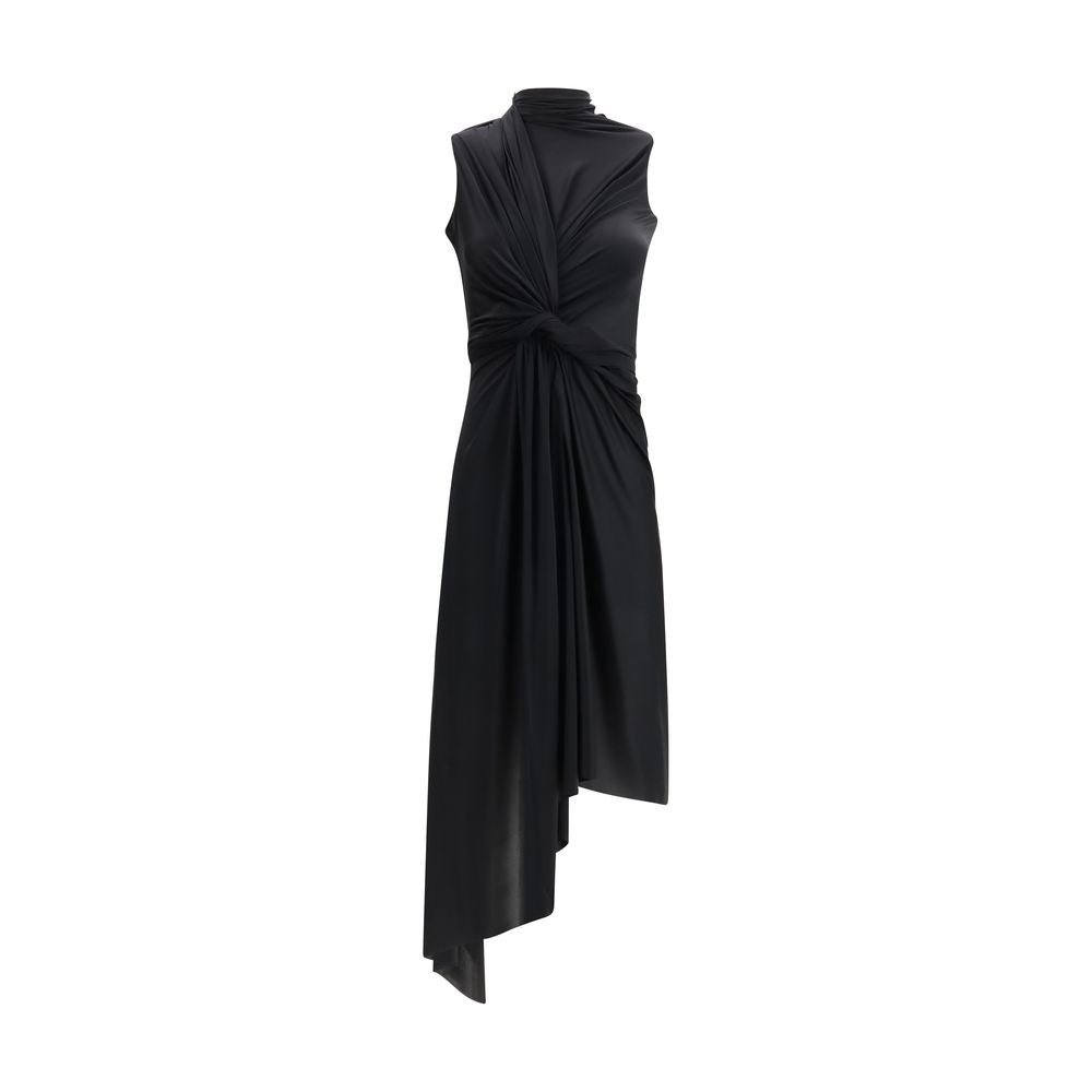 Black Polyamide Casual Dress Balenciaga