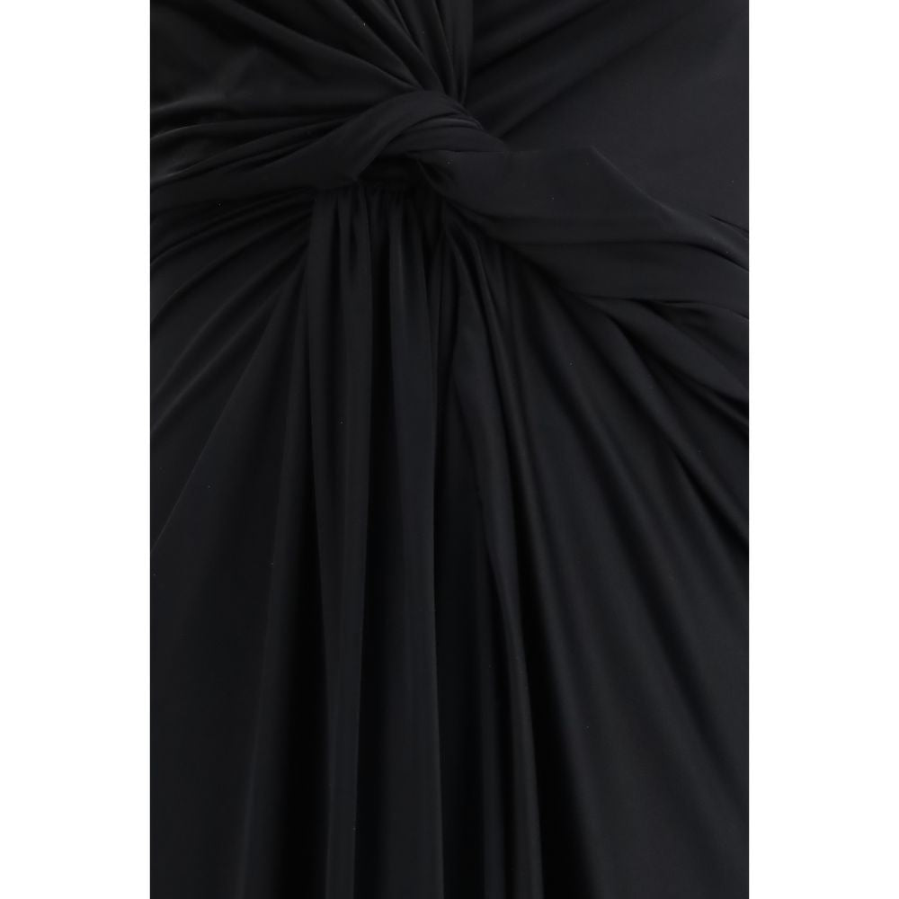 Black Polyamide Casual Dress Balenciaga