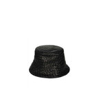 Black Lamb Leather Bucket Hat Bottega Veneta