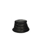 Black Lamb Leather Bucket Hat Bottega Veneta
