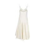 White Cotton Casual Dress Bottega Veneta