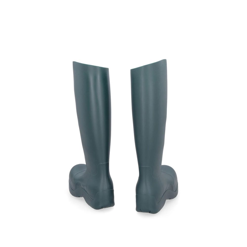 Bicolor Rubber Rain Boots Bottega Veneta