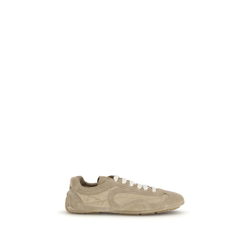 Beige Lamb Ovis Aries Aries Athletic Sneakers Prada