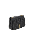 Black Calf Leather Bos Taurus Shoulder Bag Saint Laurent