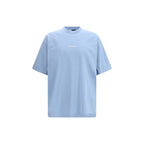 Blue Cotton T-Shirt Balenciaga