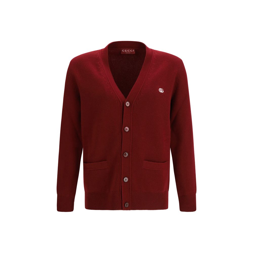 Bordeaux Wool Cardigan Gucci