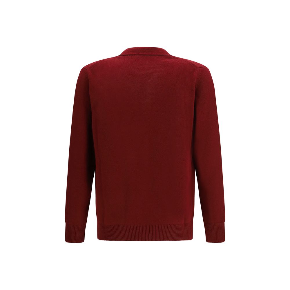 Bordeaux Wool Cardigan Gucci