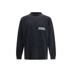 Black Cotton Sweatshirt Balenciaga