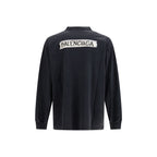Black Cotton Sweatshirt Balenciaga