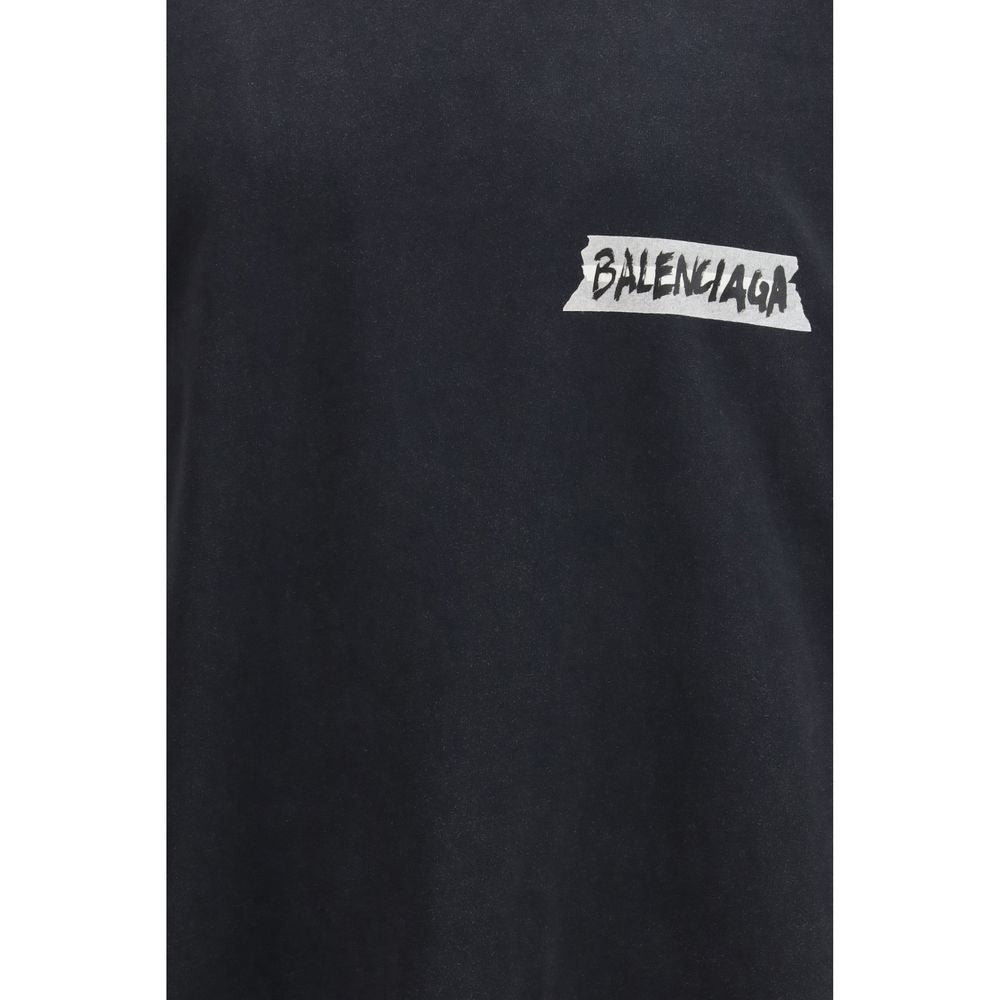 Black Cotton Sweatshirt Balenciaga