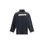 Black Cotton Sweatshirt Balenciaga