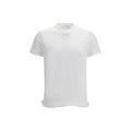 White Cotton T-Shirt Prada