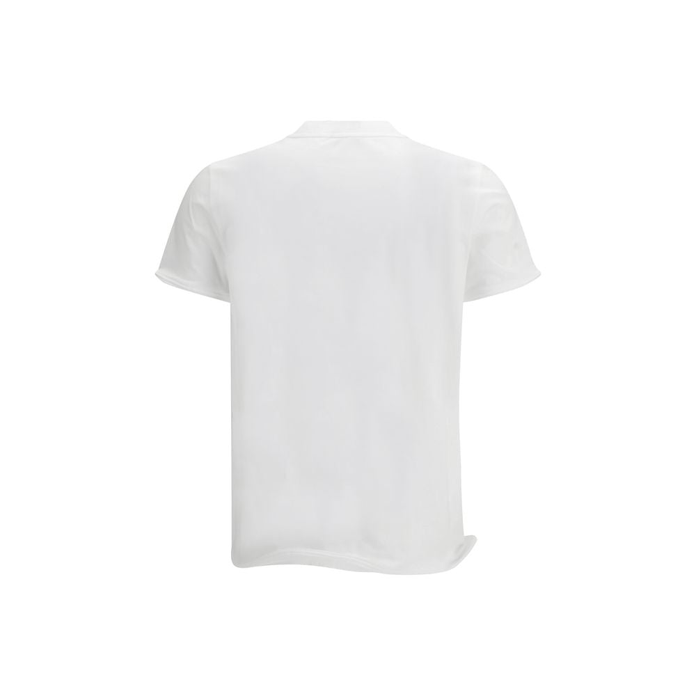 White Cotton T-Shirt Prada