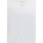 White Cotton T-Shirt Prada