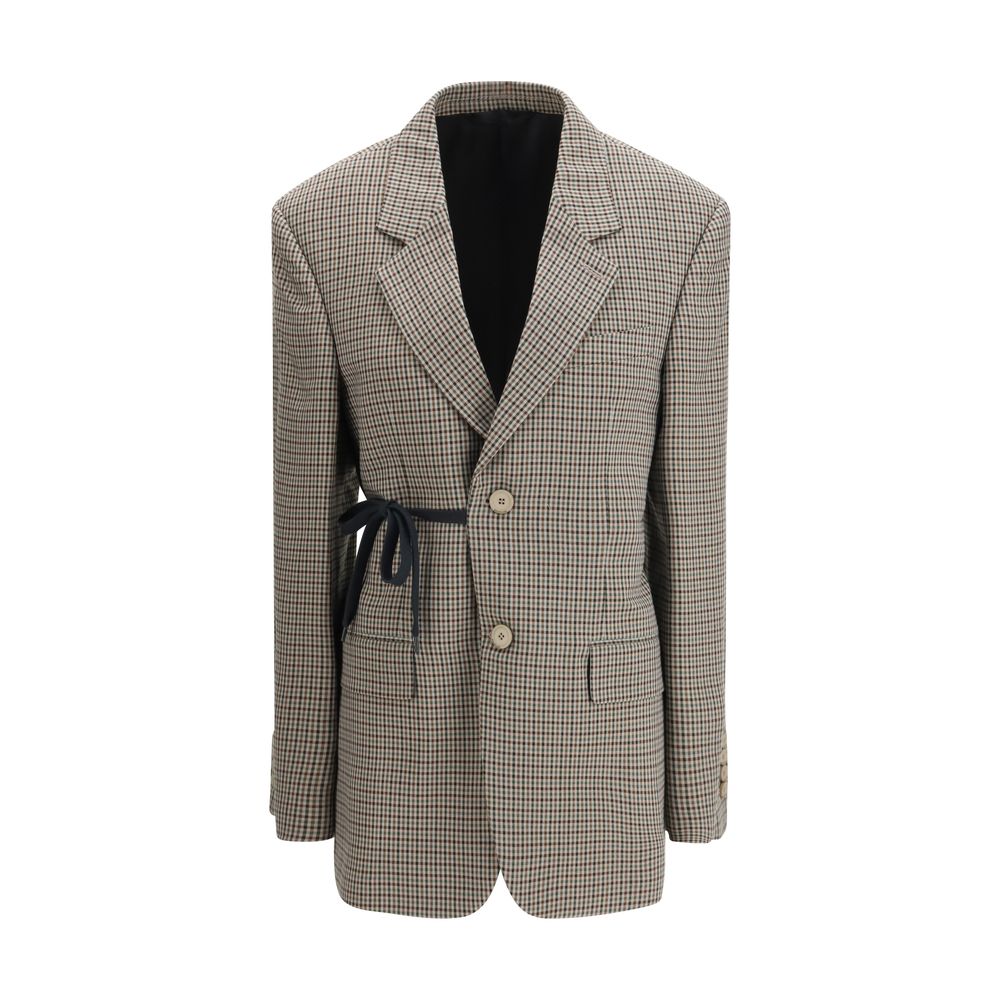 Multicolor Lyocell Coat Balenciaga