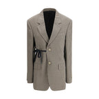 Multicolor Lyocell Coat Balenciaga