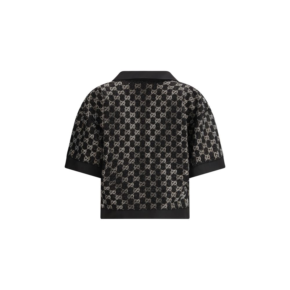 Black Viscose Shirt Gucci