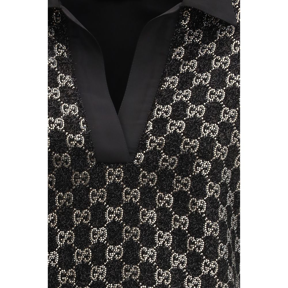 Black Viscose Shirt Gucci