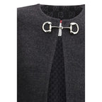Gray Wool Coat Gucci