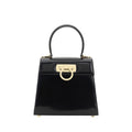Black Calf Leather Bos Taurus Handbag Ferragamo