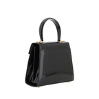 Black Calf Leather Bos Taurus Handbag Ferragamo