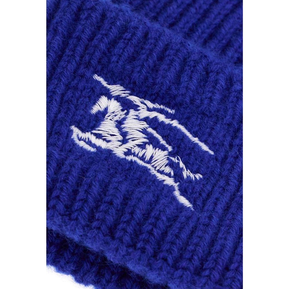 Blue Cashmere Beanie Burberry