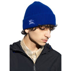 Blue Cashmere Beanie Burberry