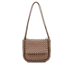 Brown Lamb Leather Shoulder Bag Bottega Veneta