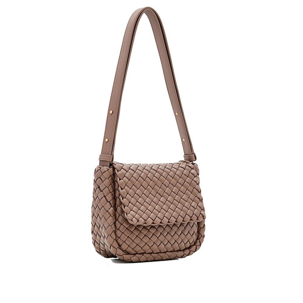 Brown Lamb Leather Shoulder Bag Bottega Veneta
