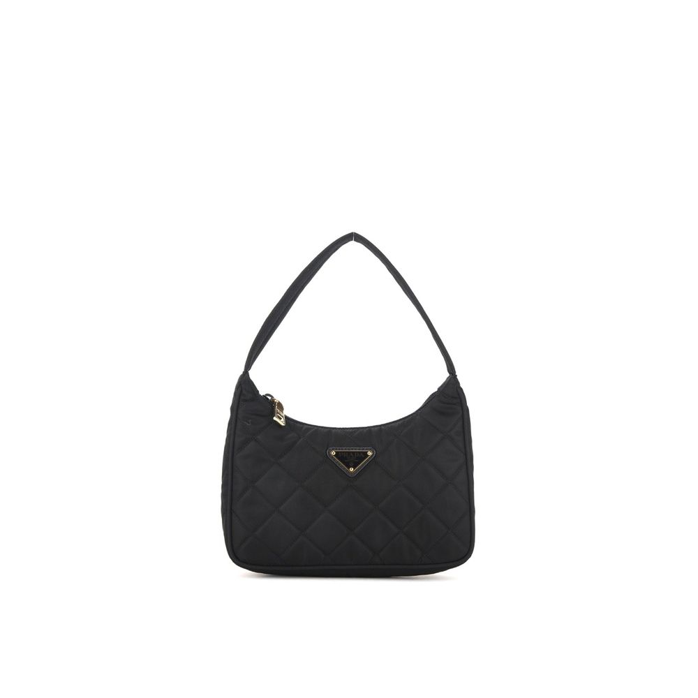 Black Nylon Shoulder Bag Prada