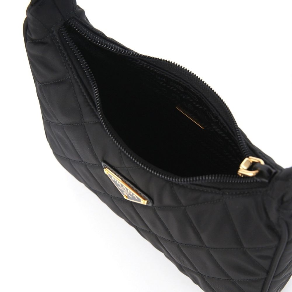 Black Nylon Shoulder Bag Prada